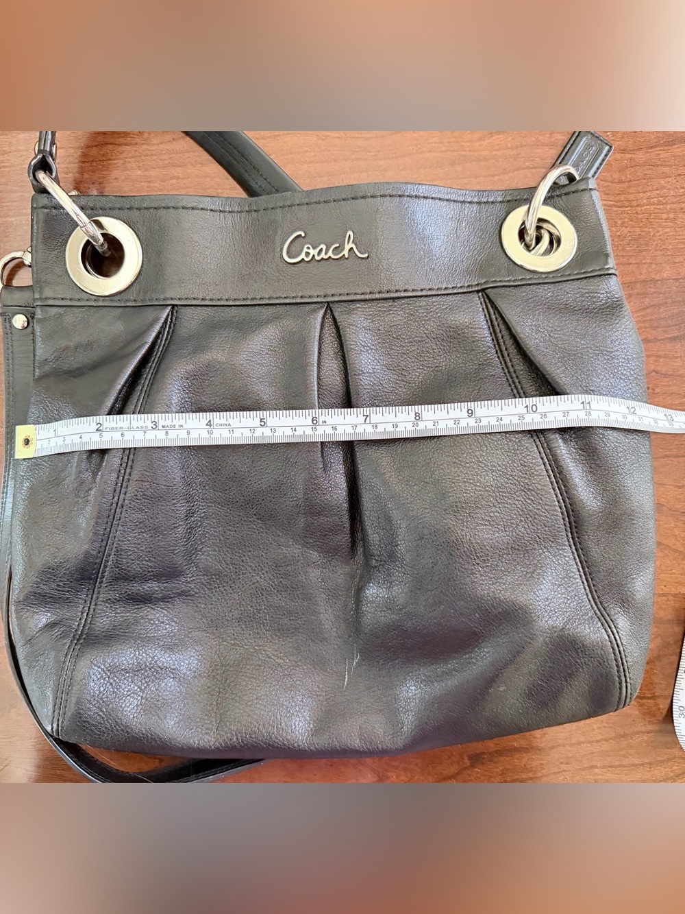 Coach Black Leather Shoulder or Crossbody Bag and Wallet - Picture 11 of 11